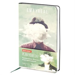 Ежедневник недатированный А5 (138х213 мм), BRAUBERG VISTA, под кожу, гибкий, 136 л., "Spirit", 112034 - фото 11001832