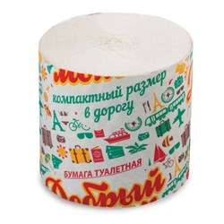 Бумага туалетная бытовая, 25 м, без втулки (супер-эконом), М-20 - фото 11013096