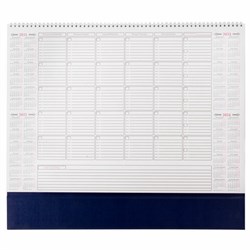 Планинг настольный недатированный ЕЖЕМЕСЯЧНИК (490х350 мм), гребень, 12 л., календарь на 4 года, 18с8 - фото 11014377