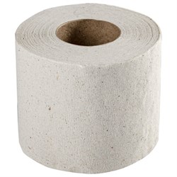 Бумага туалетная бытовая, спайка 12 шт. (12 рулонов х 44 м), СЕРАЯ, на втулке (эконом), М-28 - фото 11014494