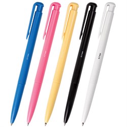 Ручка шариковая автоматическая BRAUBERG "Hot Hit", СИНЯЯ, корпус ассорти, узел 0,7 мм, линия письма 0,35 мм, 140891 - фото 11019061