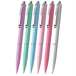 Ручка шариковая автоматическая SCHNEIDER (Германия) "K15 Pastel", СИНЯЯ, пастель ассорти, узел 1 мм, 130840 - фото 11027867