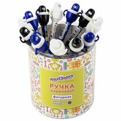 Ручка фигурная шариковая ЮНЛАНДИЯ "Робот", корпус ассорти, СИНЯЯ, пишущий узел 0,7 мм, 143790 - фото 11028131