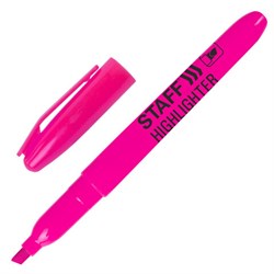 Текстовыделитель STAFF "Manager" HL-238, РОЗОВЫЙ, линия 1-3 мм, 151241 - фото 11030736