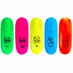 Текстовыделитель ЮНЛАНДИЯ "НЕОНЧИКИ", мини, АССОРТИ В ПЛАСТИКОВОЙ БАНКЕ, линия 1-5 мм, 151766 - фото 11033686