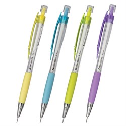 Карандаш механический 0,5 мм, BRAUBERG "Elegant", резиновый грип, корпус ассорти, 181417 - фото 11039101