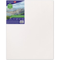 Холст на подрамнике BRAUBERG ART CLASSIC, 24х30см, грунт., 45%хлоп., 55%лен, среднее зерно, 190635 - фото 11042047