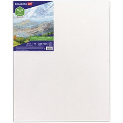 Холст на подрамнике BRAUBERG ART CLASSIC, 40х50см, грунт., 45%хлоп., 55%лен, среднее зерно, 190636 - фото 11042053