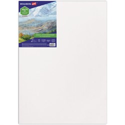 Холст на подрамнике BRAUBERG ART CLASSIC, 50х70см, грунт., 45%хлоп., 55%лен, среднее зерно, 190637 - фото 11042059