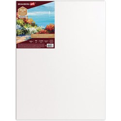 Холст на подрамнике BRAUBERG ART PREMIERE, 30х40см, грунтованный, 100% лен, среднее зерно, 190639 - фото 11042071