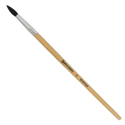 Кисть BRAUBERG, белка, круглая, № 5, 200182 - фото 11045668