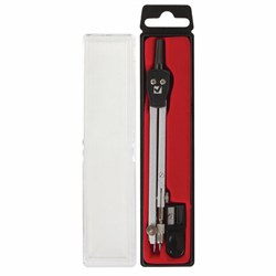 Готовальня BRAUBERG "Architect", 2 предмета: циркуль 140 мм со сгибаемой ножкой, точилка, пенал с подвесом, 210322 - фото 11047641