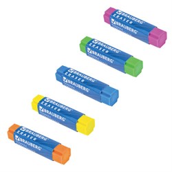 Ластик BRAUBERG "X-Erase", 68х15х15 мм, цвет ассорти, экологичный ПВХ, 228066 - фото 11061485