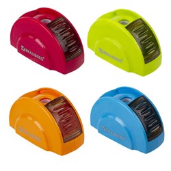 Точилка BRAUBERG "Roll", с контейнером, пластиковая, корпус ассорти, 228464 - фото 11062676