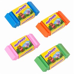 Ластик ЮНЛАНДИЯ "Юнландик-музыкант", 54х25х13 мм, ассорти, 229580 - фото 11068053