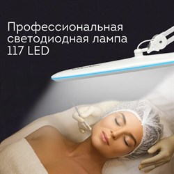 Настольная бестеневая лампа / светильник 117 светодиодов, 4 режима яркости, DASWERK (ДАСВЕРК), 237954 - фото 11079524