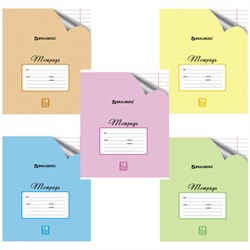 Тетрадь 18 л. BRAUBERG "ЭКО", линия, обложка картон 170 г/м2, ПАСТЕЛЬНАЯ С УГОЛКОМ, 402806 - фото 11093206