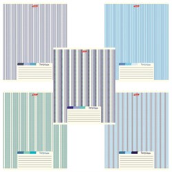 Тетрадь А5, 48 л., HATBER, скоба, линия, обложка картон, "LINE" (микс в спайке), 052332, 48Т5В2 - фото 11093794