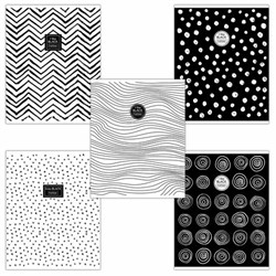 Тетрадь А5 48 л. HATBER скоба, клетка, ламинация, "I Like Black" (микс в спайке), 063153, 48Т5лВ1 - фото 11095341