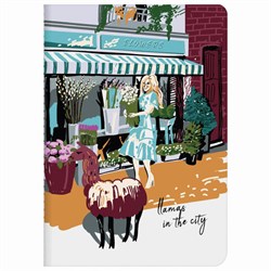 Тетрадь 40 л. в клетку обложка SoftTouch, бежевая бумага 70 г/м2, сшивка, А5 (147х210 мм), ЛАМЫ, BRAUBERG, 403776 - фото 11095895