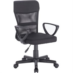 Кресло подростковое КОМПАКТНОЕ BRABIX "Jet MG-315", черное, 531839 - фото 11113562