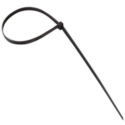 Хомуты (стяжки), нейлоновые, 3,6 мм х 300 мм, комплект 100 шт., черные, европодвес, 57-0301 - фото 11124349