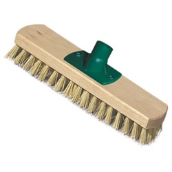 Щетка для уборки шробер (скраббер) ширина 23 см, щетина 2,5 см, деревянная, крепление еврорезьба, YORK, 300 - фото 11124798