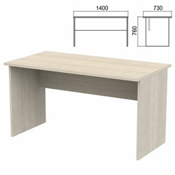Стол письменный "Арго", 1400х730х760 мм, ясень шимо - фото 11137778