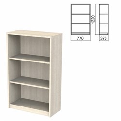 Шкаф (стеллаж) "Арго", 770х370х1220 мм, 2 полки, ясень шимо - фото 11137981