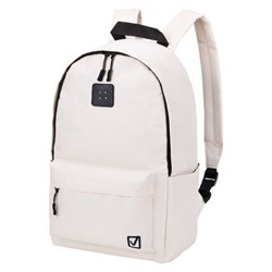 Рюкзак BRAUBERG POSITIVE универсальный, карман-антивор, "Beige", 42х28х14 см, 270776 - фото 11183883