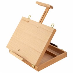 Этюдник-мольберт из бука настольный с ящиком, 38х28х55 см, холст до 45 см, BRAUBERG ART, 192250 - фото 11206309