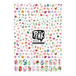 Наклейки-слайдеры для ногтей фольгированные АССОРТИ, 21х14,8 см, PY - фото 11227263