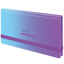 Еженедельник недатированный с резинкой (171х93 мм), BRAUBERG, твердый, УФ-ЛАК, 64 л., "Infuse", 114574 - фото 11230355