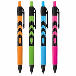 Ручка шариковая автоматическая BRAUBERG ULTRA-RT NEON, СИНЯЯ, 0,7 мм, линия 0,35 мм, 143932 - фото 11242434