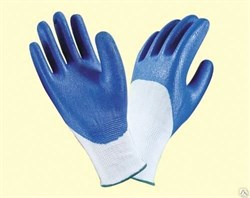 Перчатки нейлоновые с нитриловым покрытием РЧ - фото 11251348