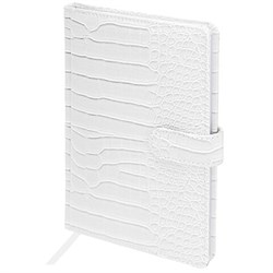 Еженедельник недатированный А5 145х215 мм, BRAUBERG "Party", под кожу, 64 л., белый, 114473 - фото 11267471