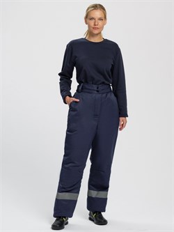 Брюки зимние женские Вьюга СОП (тк.Смесовая,210), т.синий - фото 11294113