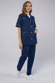 Костюм женский Магнэль (тк.Смесовая,120), т.синий - фото 11294134