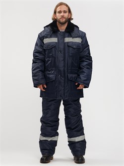 Костюм зимний Мастер NEW (тк.Оксфорд) п/к, т.синий КОС 912 - фото 11294195