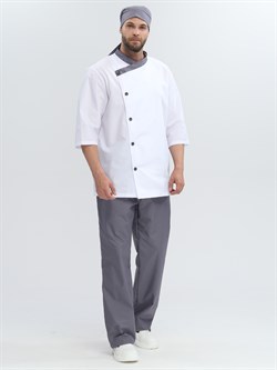 Костюм Канди (тк.ТиСи,120), серый/белый - фото 11294201