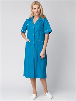 Халат женский Магнэль (тк.Смесовая,120), морская волна - фото 11294256