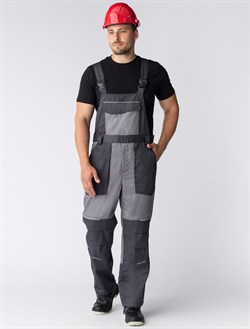 Полукомбинезон Лидер (тк.Балтекс,210), т.серый/св.серый - фото 11294405