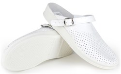 Сабо мужские нат.кожа ПВХ Step (арт. 10-12-7), белый - фото 11294483