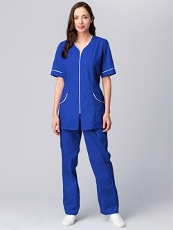 Костюм женский Вера (тк.ТиСи), васильковый - фото 11294533