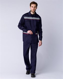 Костюм Профессионал СОП NEW (тк.Саржа,230) п/к, т.синий - фото 11294588