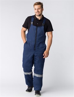 Полукомбинезон зимний Экспертный-Люкс (тк.Смесовая,210), т.синий - фото 11294633