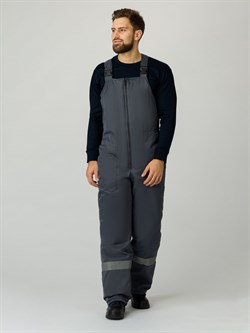 Полукомбинезон зимний Экспертный-Люкс (тк.Смесовая,210), т.серый - фото 11294636
