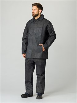 Костюм сварщика цельноспилковый 2 кл.защиты(Спилок 0,9-1,2), черный - фото 11294638