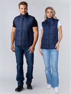 Жилет утепленный Офис (тк.Дюспо), т.синий - фото 11295224