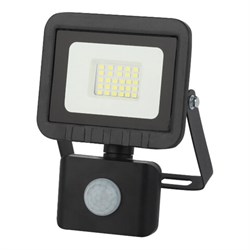 Прожектор светодиодный ЭРА, датчик движения, 20(175) Вт, 6500К, 1600 Лм, IP65, черный, LPR-041-2-65K-020, Б0043585 - фото 11301747